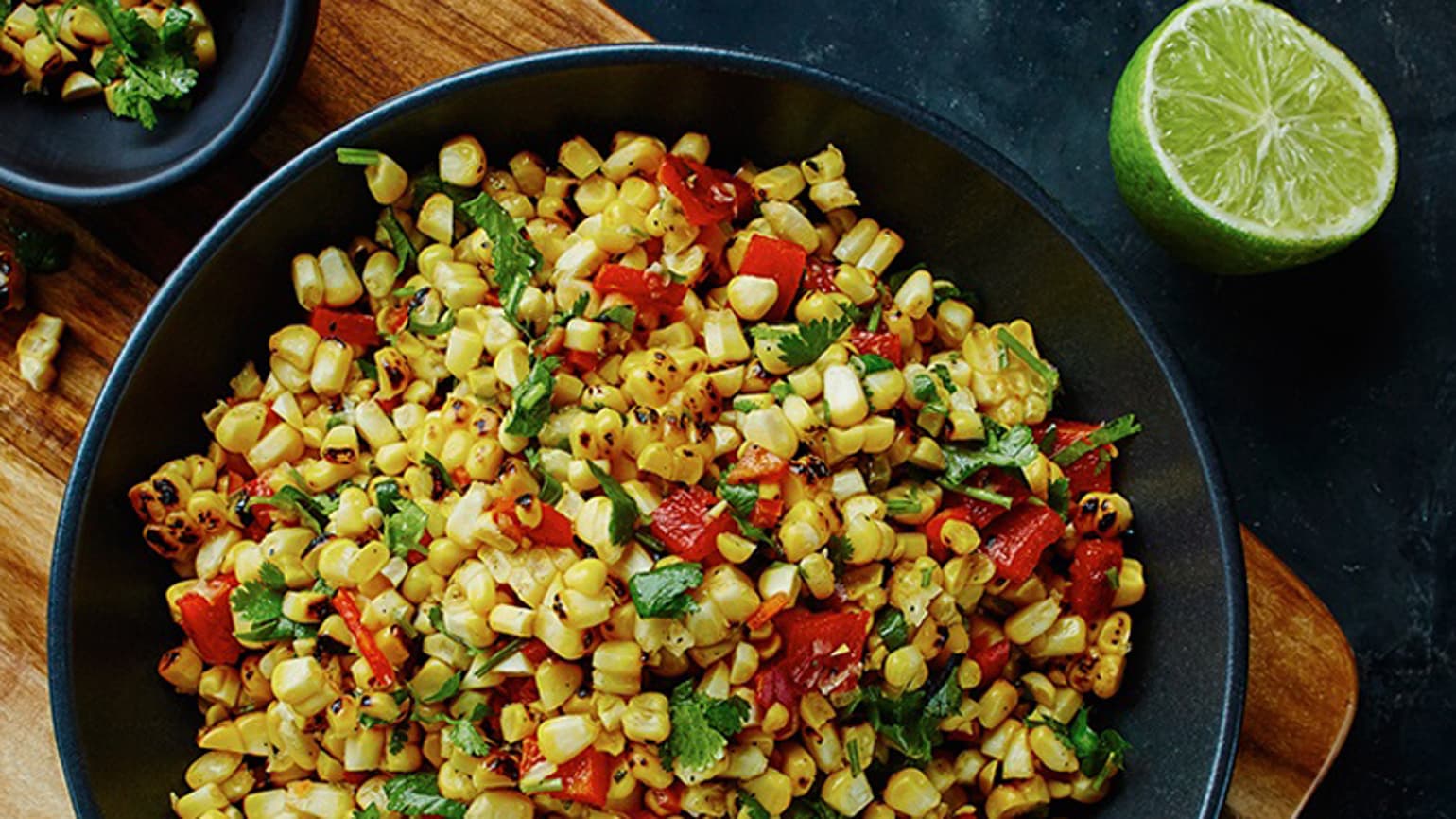 Blackened Corn Salsa